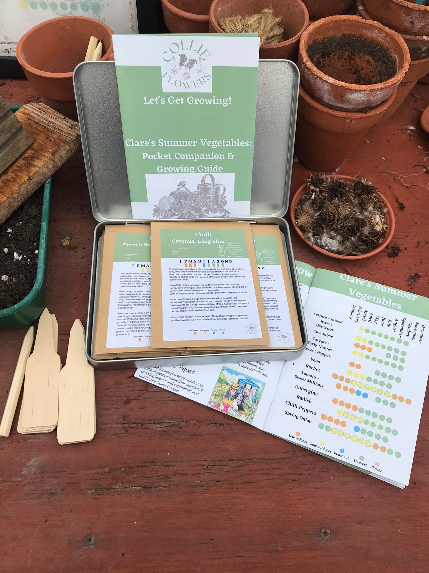 Let's Get Growing: Personalised Seed Tin