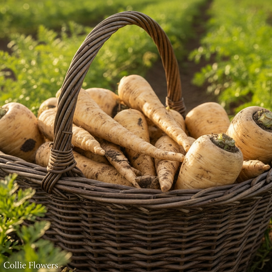 Parsnips in a basket