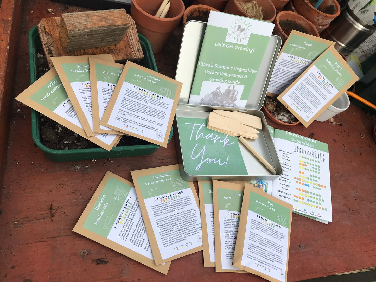 Let's Get Growing: Personalised Seed Tin