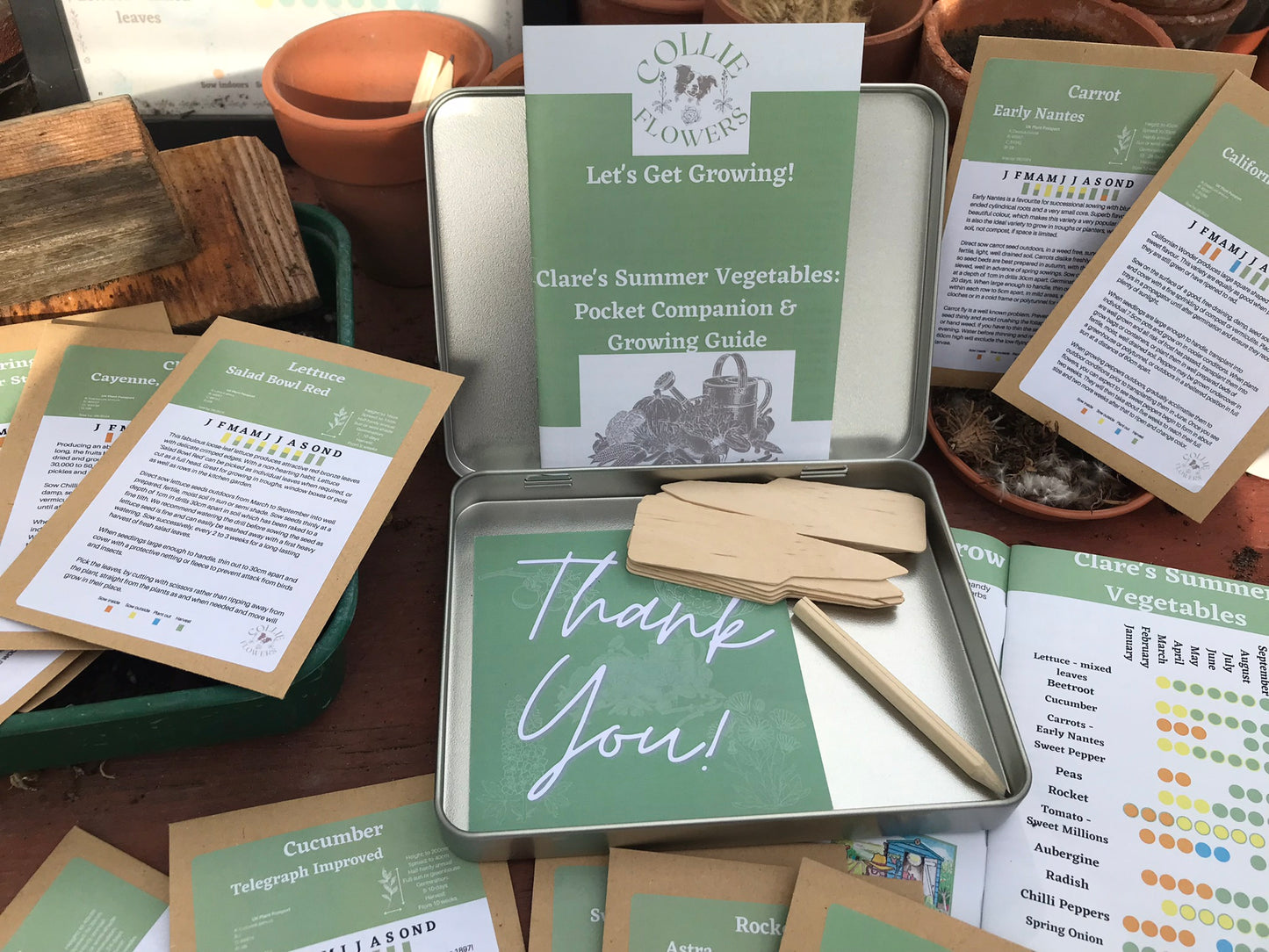 Let's Get Growing: Personalised Seed Tin